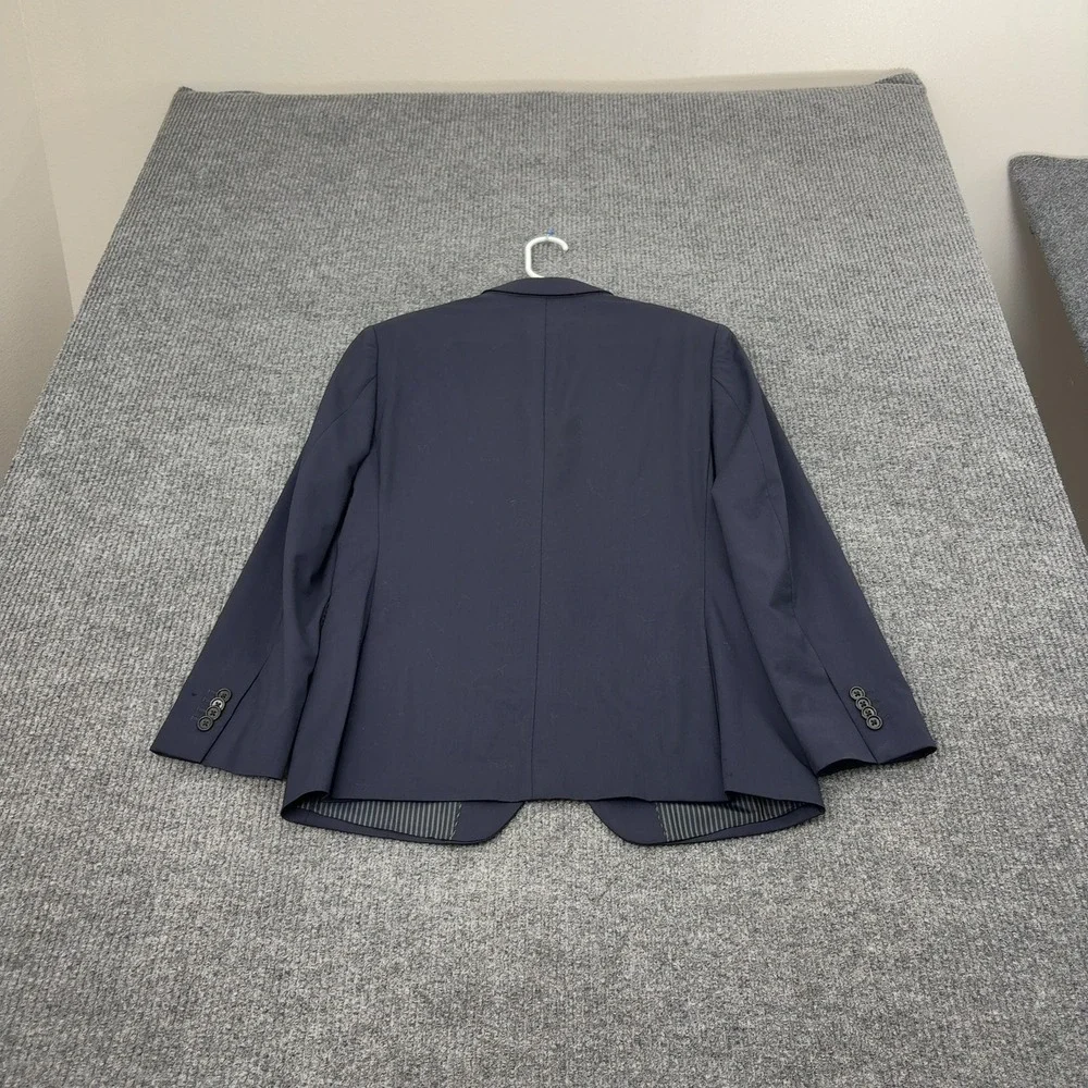 Banana Republic Suit Jacket Mens 38S Navy Blue Wool Slim Fit Blazer Professional